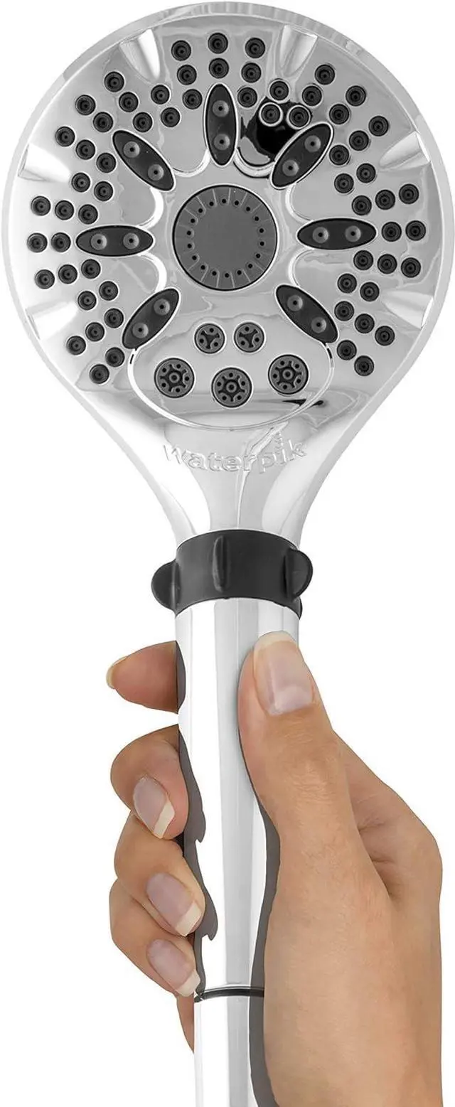 Alt view image 4 of 5 - Waterpik Hand Held Shower Head Easy Select With 5-Foot Shower Hose, DIY Easy Installation, 5 Spray Modes, Chrome, LAR-563EE