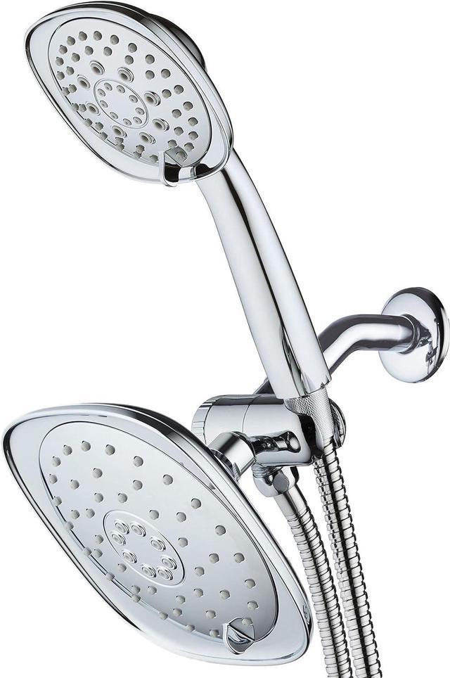 High Pressure Rainfall Shower Head/Handheld Combo, deals Luxury Modern Chrome