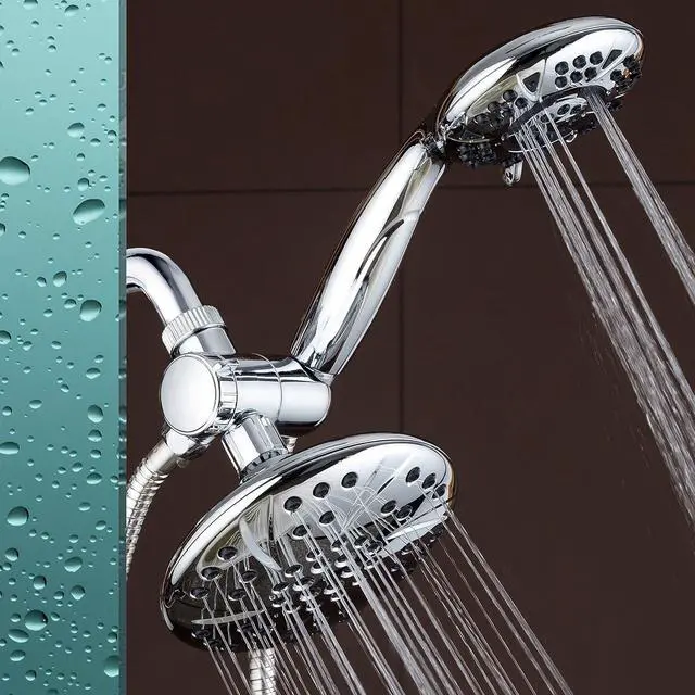 Alt view image 4 of 7 - High Pressure 6-inch / 6-Setting Premium Rain Shower Head by AquaDance for the Ultimate Shower Spa Experience! Officially Independently Tested to Meet Strict US Quality & Performance Standards!