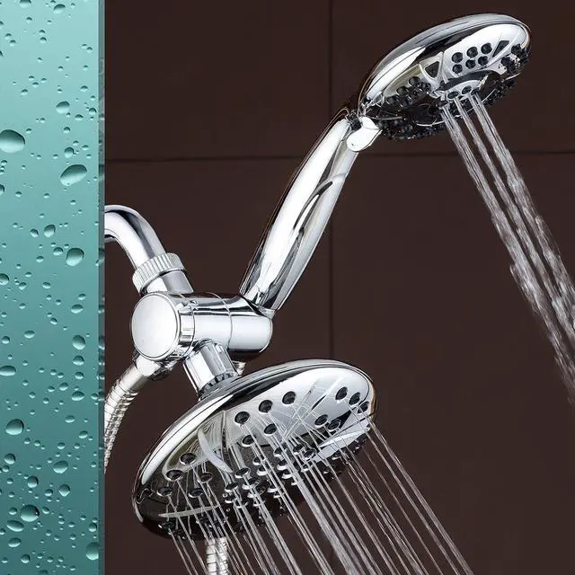 Alt view image 5 of 7 - High Pressure 6-inch / 6-Setting Premium Rain Shower Head by AquaDance for the Ultimate Shower Spa Experience! Officially Independently Tested to Meet Strict US Quality & Performance Standards!