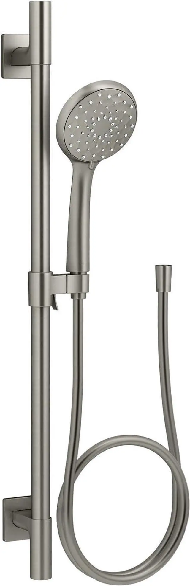 Main image of KOHLER 99243-G-BN Awaken Deluxe 3-Function Handshower Kit, Handheld Shower Head with 24" Slidebar and 60" Hose, 1.75 GPM, Brushed Nickel
