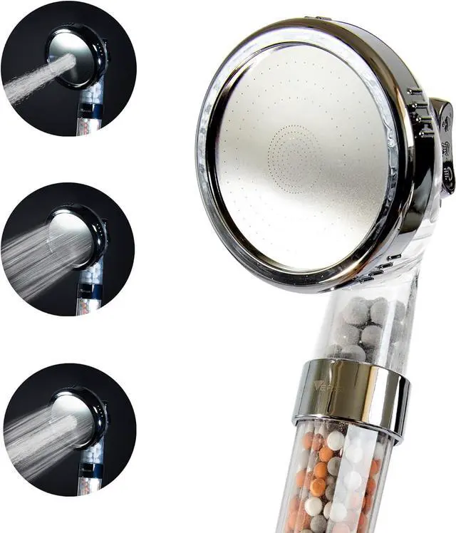 Alt view image 2 of 7 - | Mineral Aqua Stream - Filtered Shower Head - Mineral Head Filter - Stream Purifier for Kids, Pets and Adults - Take Care of your Skin - Purify yourself!