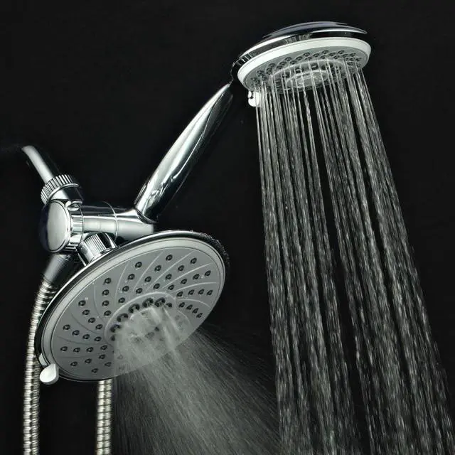 Alt view image 4 of 7 - Hotel Spa 1831 30-Setting Ultra-Luxury 3 way Rainfall Shower-Head/Handheld Shower Combo by Top Brand Manufacturer. Choose from 30 full and combined water flow patterns! , 6 Inch , Chrome