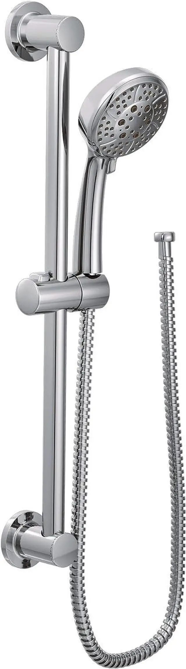 Main image of Moen Chrome Eco-Performance 4-Spray Pattern Handheld Showerhead with 69 Long Hose and 30-Inch Slide Bar, 3669EP