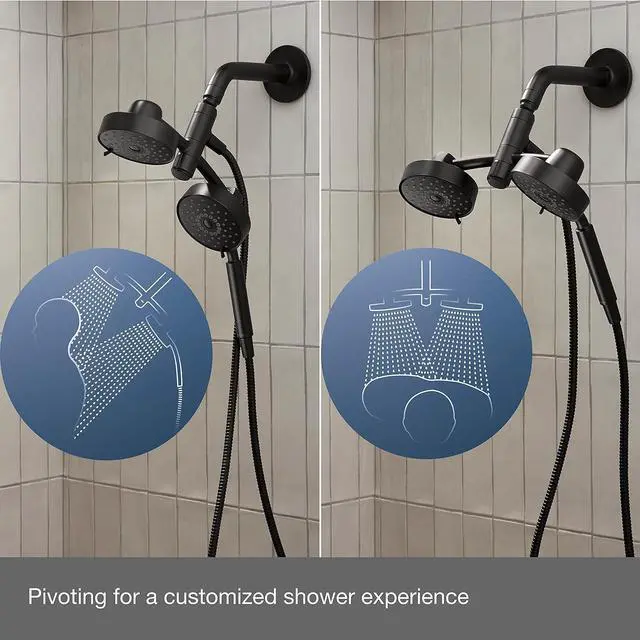 Alt view image 5 of 6 - Kohler Purist 2-in-1 Multifunction 1.75 Gpm Shower Combo Kit