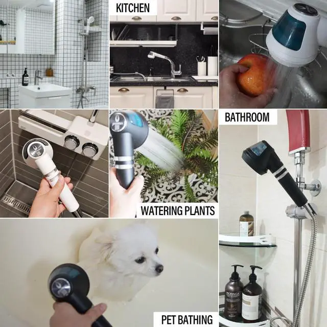 Alt view image 6 of 7 - POSEION BT100 SW Filtered Shower Head  Handheld, High Pressure, Magnetized Sediment Filter, Ultrafine Water Stream, Spa-Like Comfort, Durable Build, Made in Korea