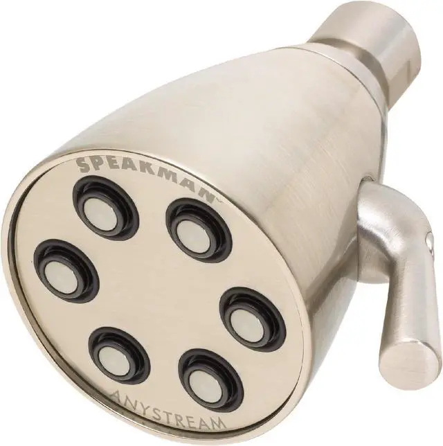 Main image of Speakman S-2252-BN Signature Brass Icon Anystream High Pressure Adjustable Shower Head, Brushed Nickel