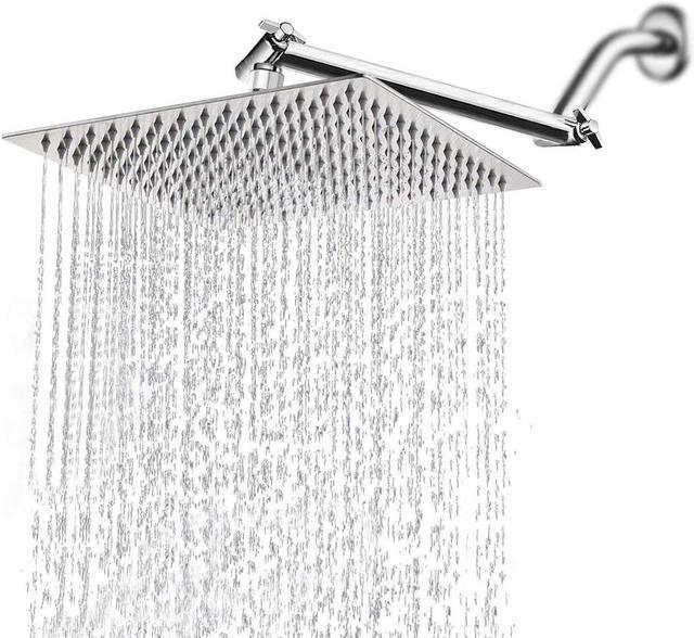 Oversized Square Stainless Steel Shower Head