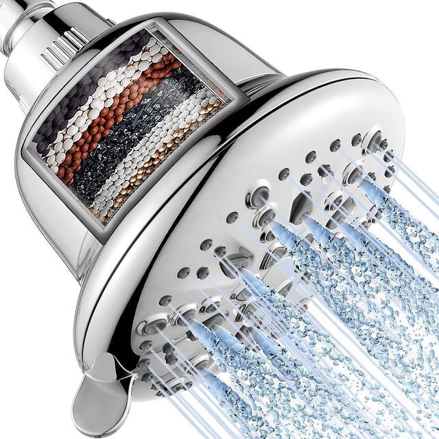 Filtered Shower Head, Cobbe High Pressure 7 Spray Modes Shower Head with  Filters, 16 Stage Shower Head Filter for Hard Water for Remove Chlorine and  Harmful Substances (Chrome) 