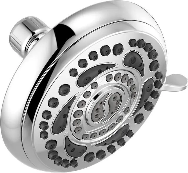 Main image of Delta 75784 Universal Shower Head, Chrome, 7 Settings, Modern Style, Round Shape