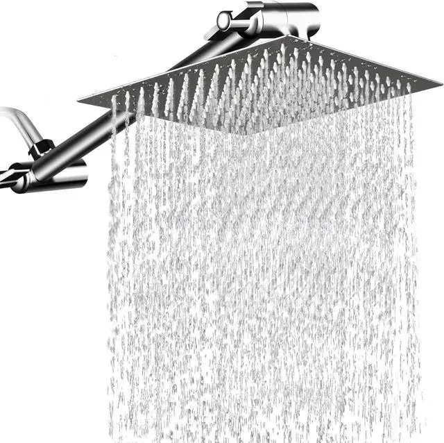 Main image of PinWin 12 Inch High Pressure Showerhead with 11 Inch Arm