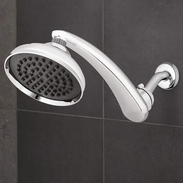 Alt view image 2 of 5 - Waterpik RPB-173E Rainfall+ Rain Shower Head, 1.8 GPM, Chrome, GPM 1.8