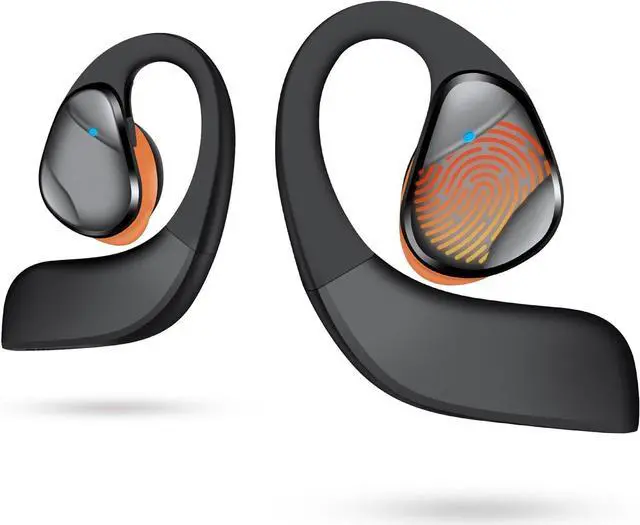 Main image of Open Ear Headphones LK08 2024 Version, Air Conduction Headphones Bluetooth 5.3 Touch Control Wireless Earbuds, Up to 70 Hours Playtime Earphones with Dual 16.2mm Dynamic Drivers Deep Bass