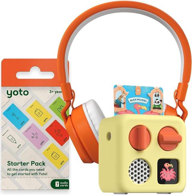 Yoto Mini Travel Bundle with Bluetooth Headphones Sweet Corn