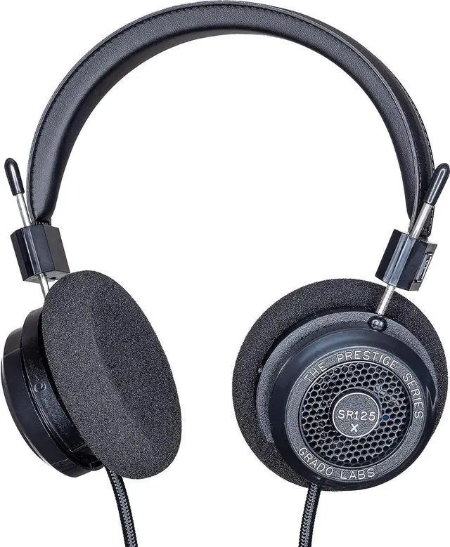 Main image of GRADO SR125x Prestige Series Open-Back  Wired Over-Ear Dynamic Headphones with 44mm Drivers  Hand-Assembled in Brooklyn  Lightweight Hi-Fi for Audiophiles