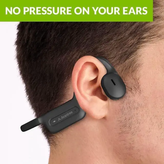 Alt view image 3 of 7 - Avantree Medley Air - Wireless Earbuds for TV Listening with Clear Dialogue, Open-Ear Design for Surrounding Awareness, Bluetooth Transmitter & Headphones Charging Dock 2 in 1, Soundbar Passthrough
