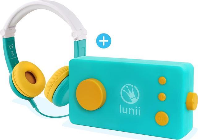 lunii Experience Pack English: My Fabulous Storyteller and Octave  Headphones Interactive Storyteller with Headphones for Children 3 to 8  Years of Age 