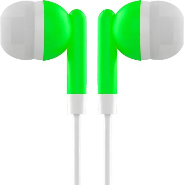 Alt view image 3 of 6 - Maeline Bulk Earbuds with Microphone, Noise Isolating in-Ear Headphones for Classroom, Library, Travel, 3.5mm Wired Student Earbuds Earphones for iPhone, Android, MP3 Player - 100 Pack - Multi Color