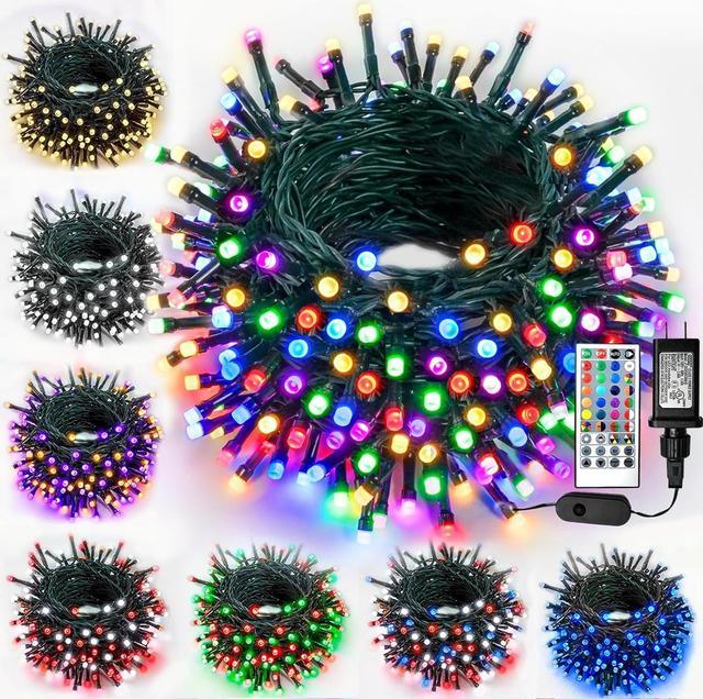 Christmas Tree Lights Remote Control Waterproof LED String Lights for Xmas  Tree Holiday Party Light Strip Christmas Decoration