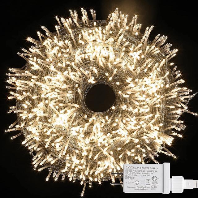 1000 LED Christmas Lights Outdoor Indoor String Lights with 8 Modes Remote  Controller Plug in for Tree Room Yards Christmas Decor 