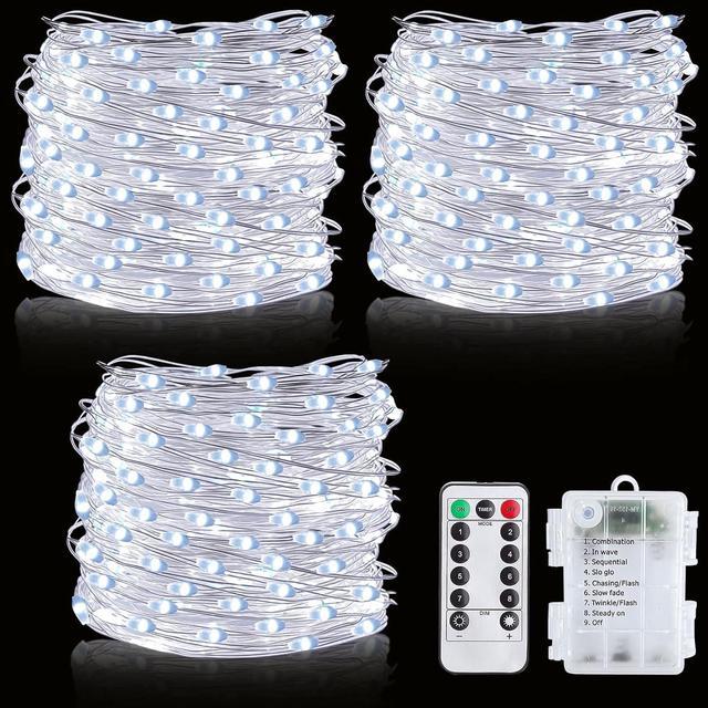 8 Modes 100 Led Fairy String Lights with Remote Control