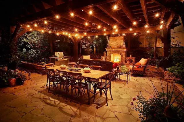 Alt view image 7 of 7 - Lampat String Lights, LED 25 Light Bulbs 25Ft G40 Globe String Lights with Bulbs for Indoor/Outdoor Commercial Decor