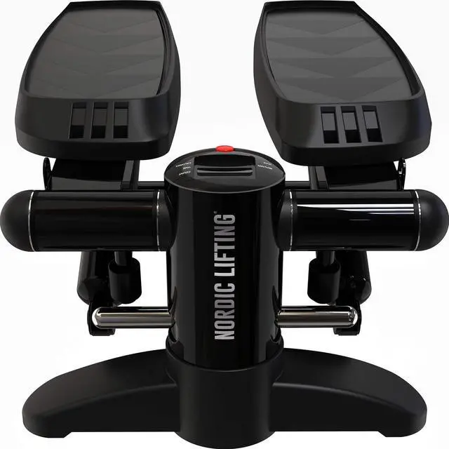 Main image of Mini Stepper & Stair Climber Machine - w/Resistance Bands Set - Built in Monitor by Nordic Lifting