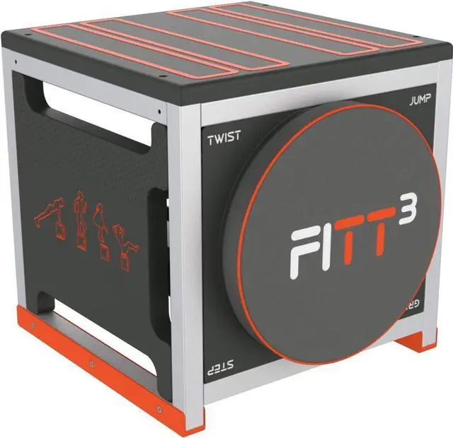 Main image of New Image Unisex's FITT Cube Total Body Workout, High Intensity Interval Training Machine, Black