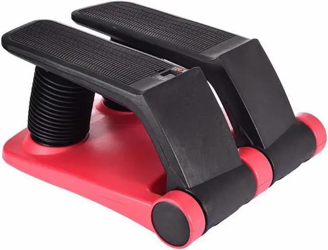 Alt view image 5 of 6 - E-Found Stepper Climber Fitness Machine, Air Stair Climber Stepper Machine, Cardio Training Step Climber Machine Adjustable Fitness Exercise Machine Resistance Bands, Comfortable Foot Pedals