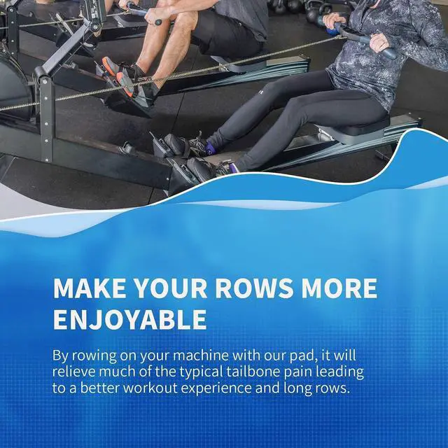 Alt view image 6 of 7 - Hornet Watersports Memory Foam Cushion Made for Concept 2 Rowing Machine