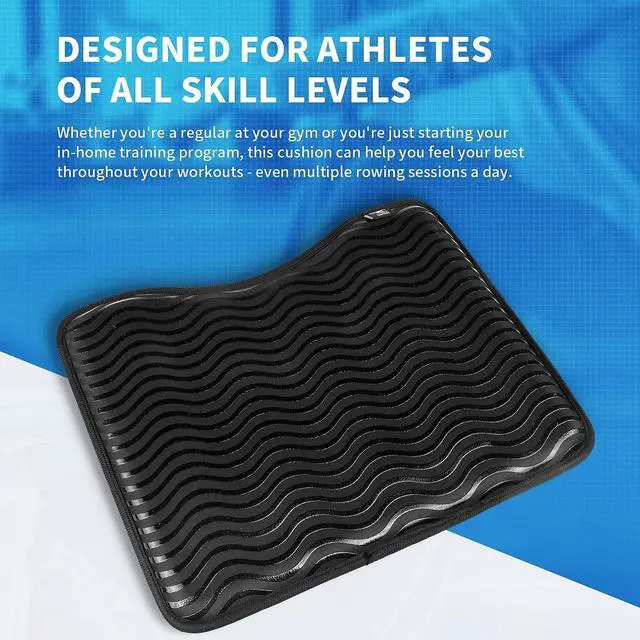 Alt view image 6 of 6 - Rowing Machine Seat Cushion Designed for Concept 2 Rower, Hydrow Rower and Water Rower - Anti Slip Surface of The Rowers Pad Increases Comfort and Stability for Concept2