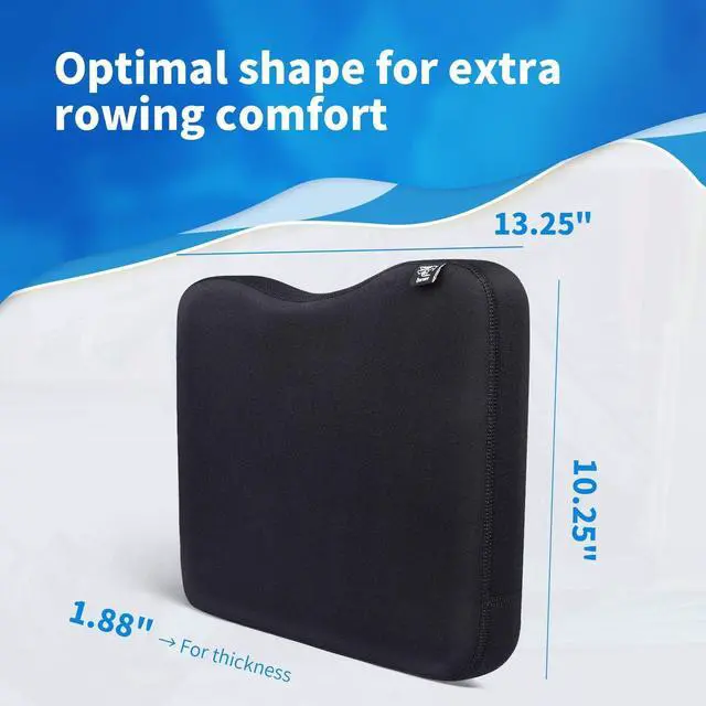 Alt view image 5 of 7 - Hornet Watersports Memory Foam Cushion Made for Concept 2 Rowing Machine