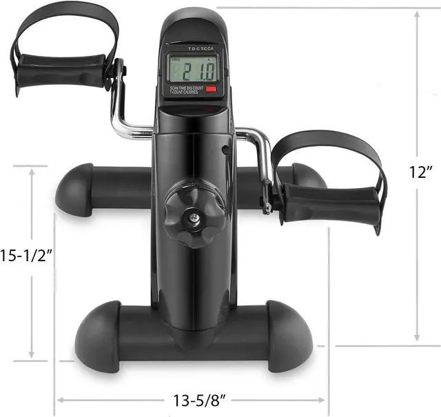Alt view image 3 of 7 - Node Fitness Under Desk Exercise Bike Pedal Exerciser