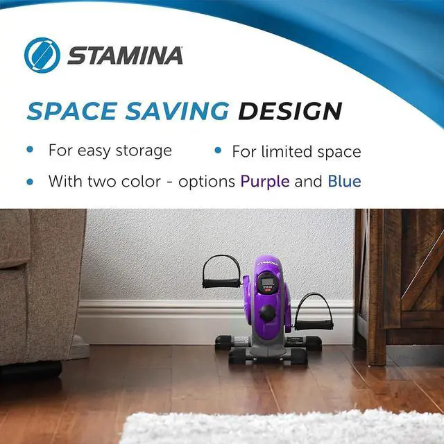Alt view image 7 of 7 - Stamina Exercise Bike with Smooth Pedal System