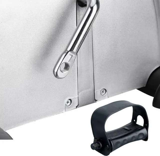 Alt view image 6 of 7 - Mini Exercise Bike, Uten Under Desk Bike Pedal Exerciser, Peddler Exerciser, Portable Foot Cycle Arm & Leg Peddler Machine with LCD Screen Displays (Silver)