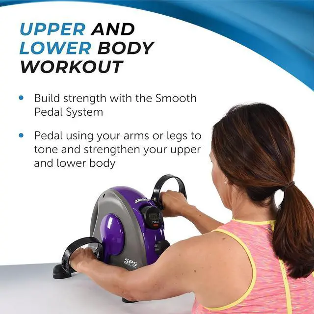Alt view image 4 of 7 - Stamina Exercise Bike with Smooth Pedal System