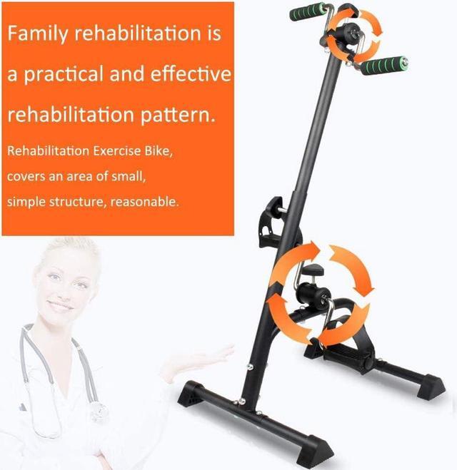 Alt view image 5 of 7 - Pedal Exerciser Bike Hand Arm Leg and Knee Peddler Adjustable Fitness Equipment for Seniors, Elderly Home Pedal Exercise Bike for Total Body, with Gift Box