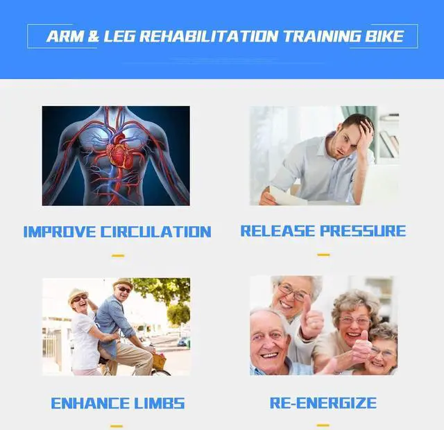 Alt view image 5 of 7 - Portable Mini Cycle Bike Foot Pedal Exercise Machine Arm and Leg Recovery Peddler Exerciser Under Desk