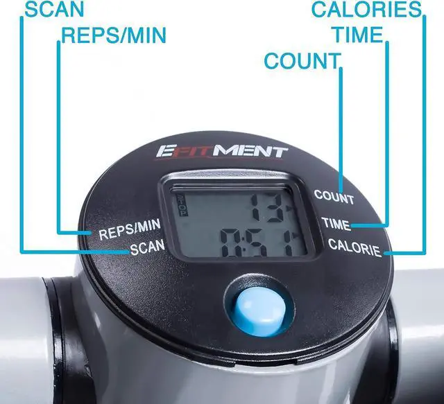 Alt view image 3 of 7 - Mini Stepper Steppers for Exercise at Home Stair Step Cardio Thigh Master Workout Equipment Fitness Pedal Exerciser Non-slip Pedals with Resistance Bands LCD Digital Monitor Climber