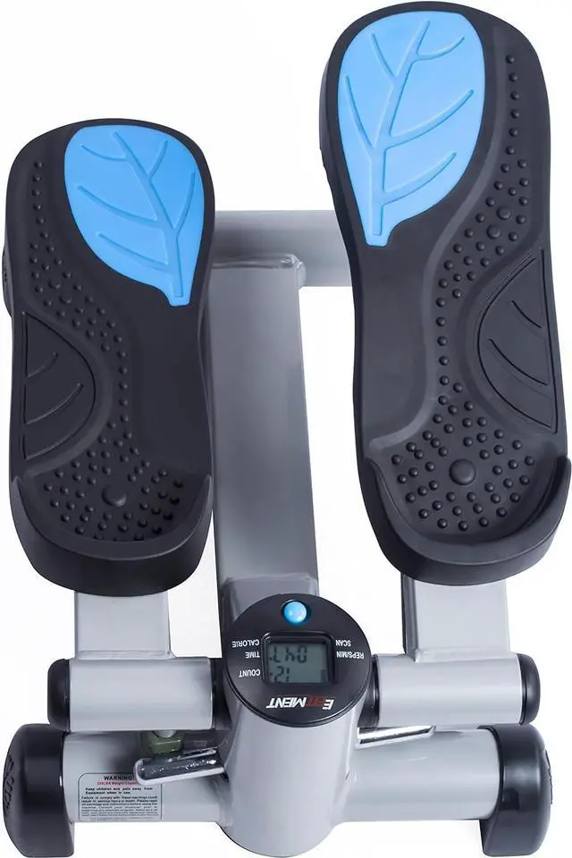 Alt view image 7 of 7 - Mini Stepper Steppers for Exercise at Home Stair Step Cardio Thigh Master Workout Equipment Fitness Pedal Exerciser Non-slip Pedals with Resistance Bands LCD Digital Monitor Climber