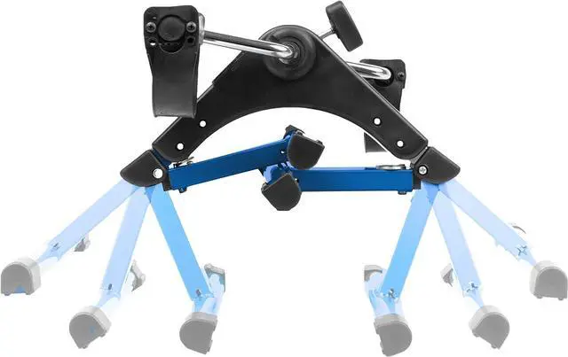 Alt view image 3 of 7 - HealthMate IN9734 Blue Mini Cycle Go Foldable Pedal Exerciser Fitness Cycling with LCD Monitor and Adjustable Resistance