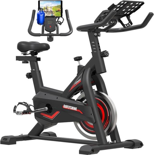 Silent stationary bike hot sale