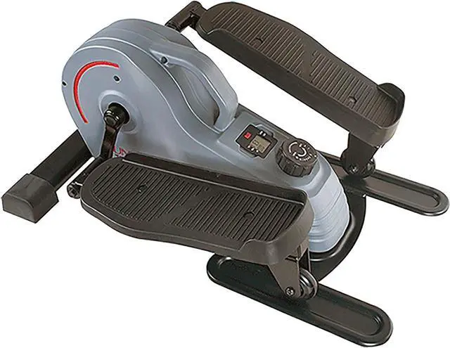 Alt view image 2 of 7 - Sunny Health & Fitness Magnetic Underdesk/Standing Portable Elliptical Machine with Optional Handlebars