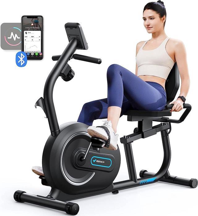 Magnetic recumbent exercise bike hot sale