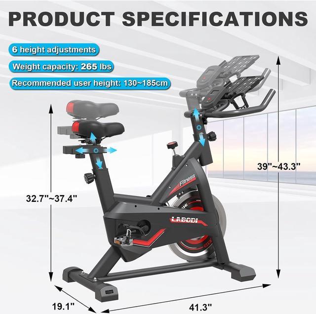 GOFLYSHINE Exercise Bikes Stationary Indoor Cycling Bike for Home