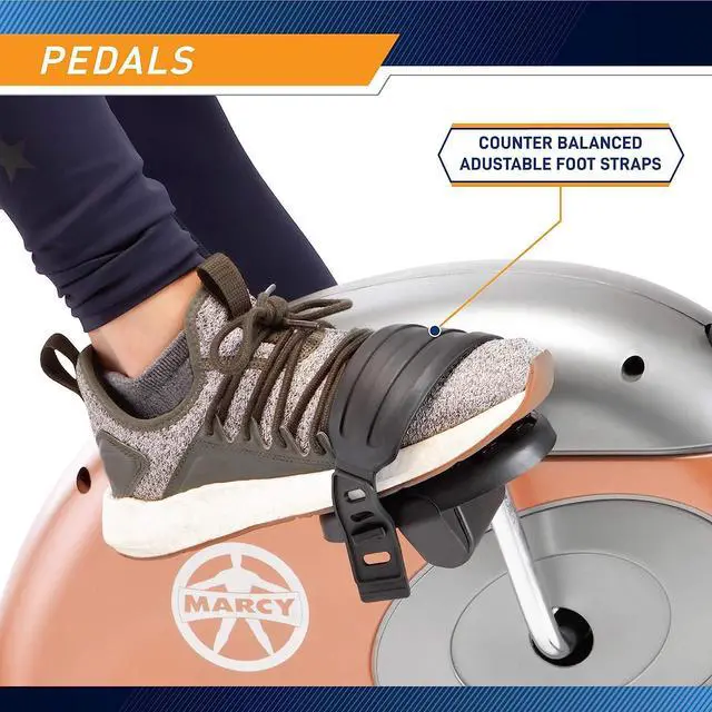 Alt view image 6 of 7 - Marcy Home Fitness Personal Exercise Bike with Adjustable Magnetic Resistance for Cardio Workout and Cycle Training