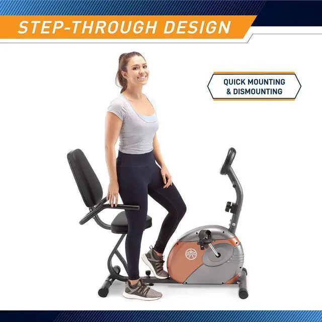 Alt view image 7 of 7 - Marcy Home Fitness Personal Exercise Bike with Adjustable Magnetic Resistance for Cardio Workout and Cycle Training