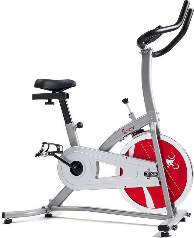 Alt view image 2 of 7 - Sunny Health & Fitness Indoor Cycling Exercise Bike with LCD Monitor - SF-1203