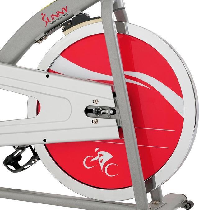 Alt view image 7 of 7 - Sunny Health & Fitness Indoor Cycling Exercise Bike with LCD Monitor - SF-1203