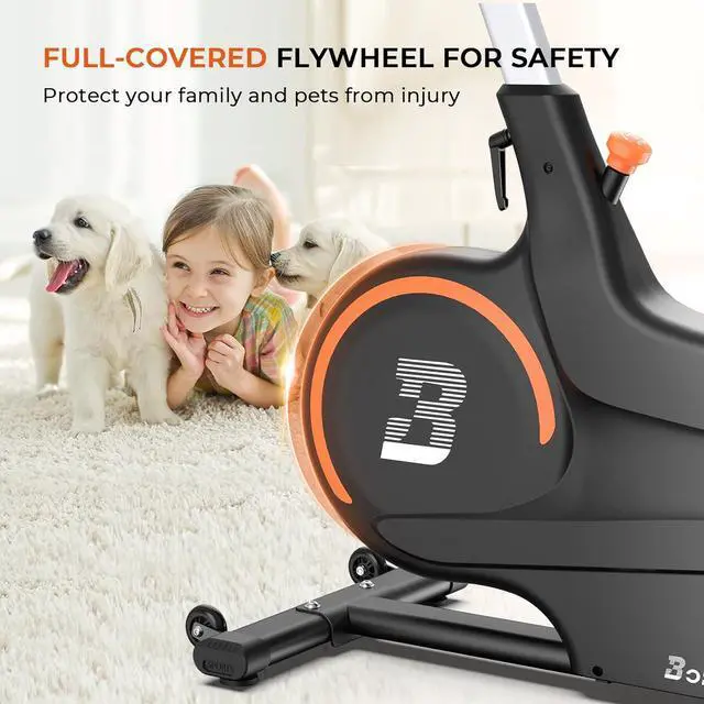 Alt view image 5 of 6 - Magnetic Exercise Bike with 2 Seats - Bonvork Silent Belt Drive Stationary Bikes for Home with 40 LB Heavy Flywheel, Indoor Cycling Bike, Cycle Bike for Home Gym Workout Bike Training